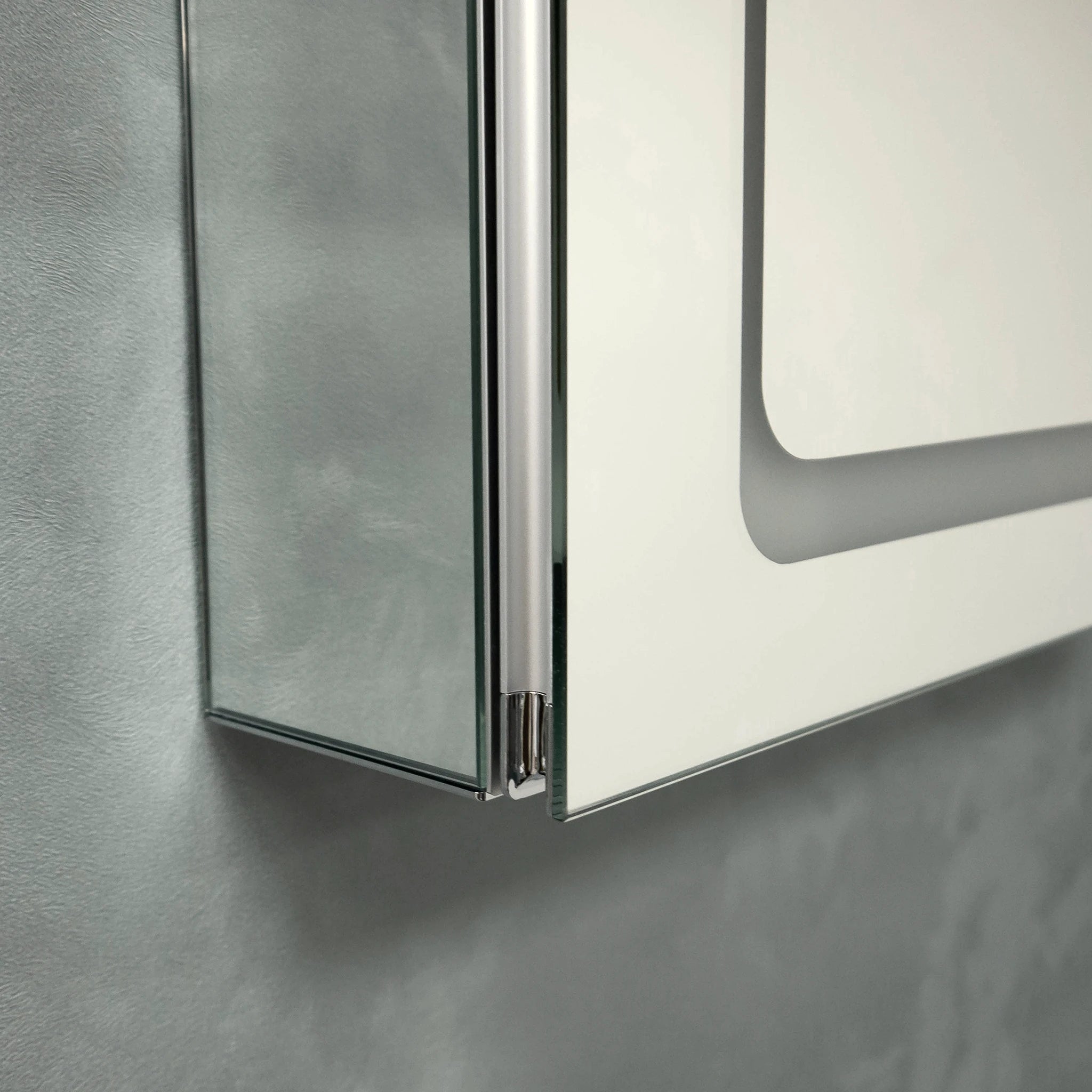 Atlanta LED Bathroom Mirror Cabinet #size_450mm-x-600mm