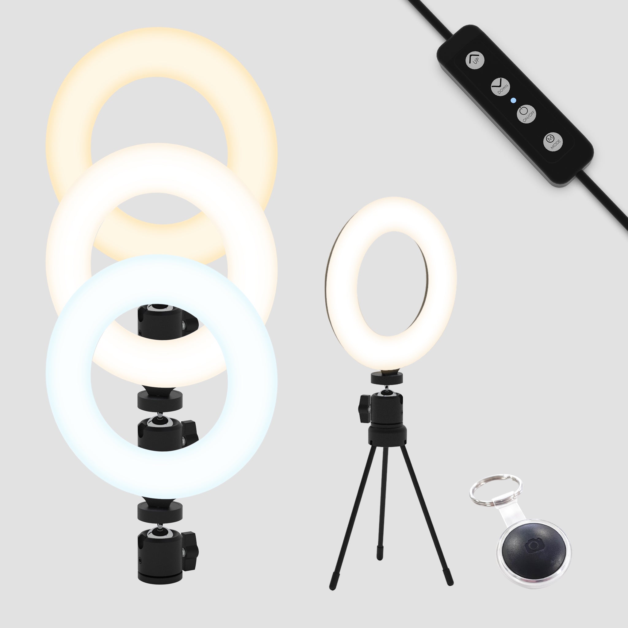 The Ultimate Ring Light Mini 6" + Mini Tripod