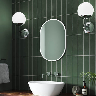 Kira Oval Pill Shape Bathroom Mirror 