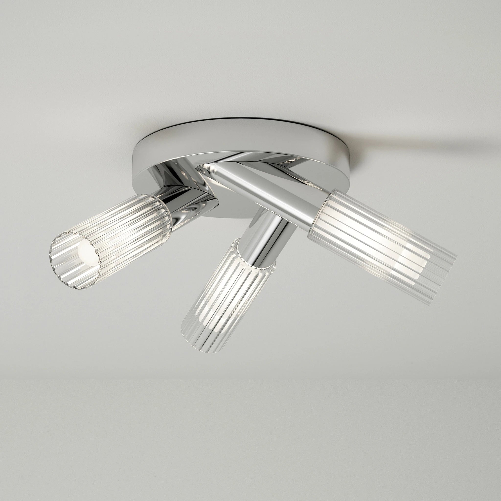 Aulos Trio Ceiling Light #colour_chrome