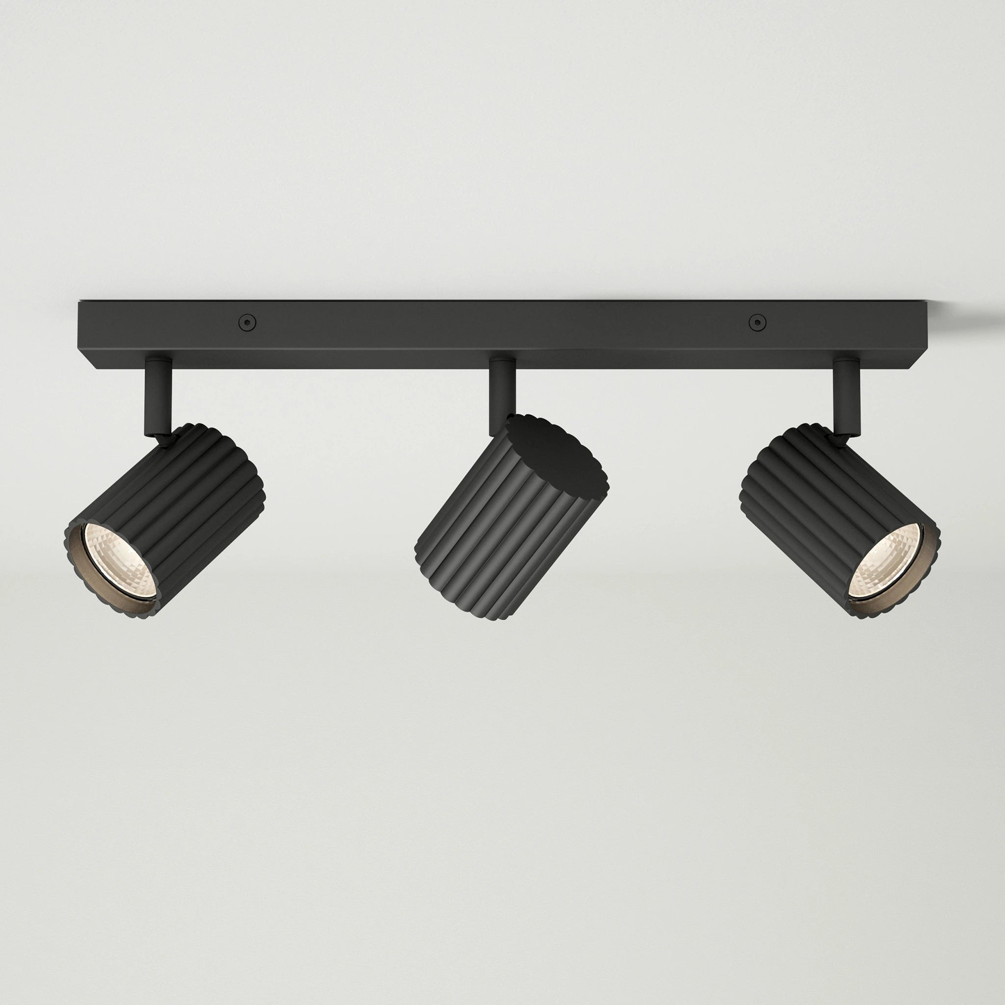 Hila Trio Ceiling Light #colour_black