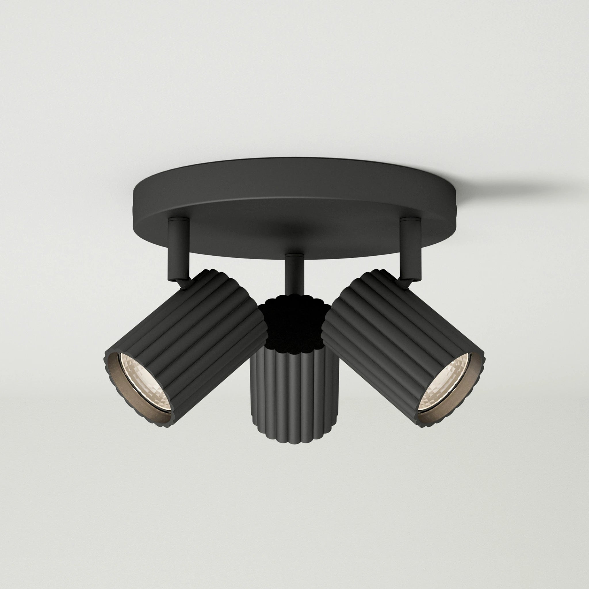 Hila Trio Cluster Ceiling Light #colour_black