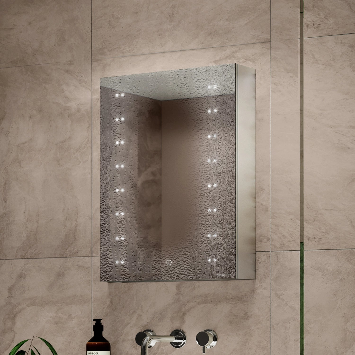 Hollis 450x600mm LED Bathroom Mirror Cabinet