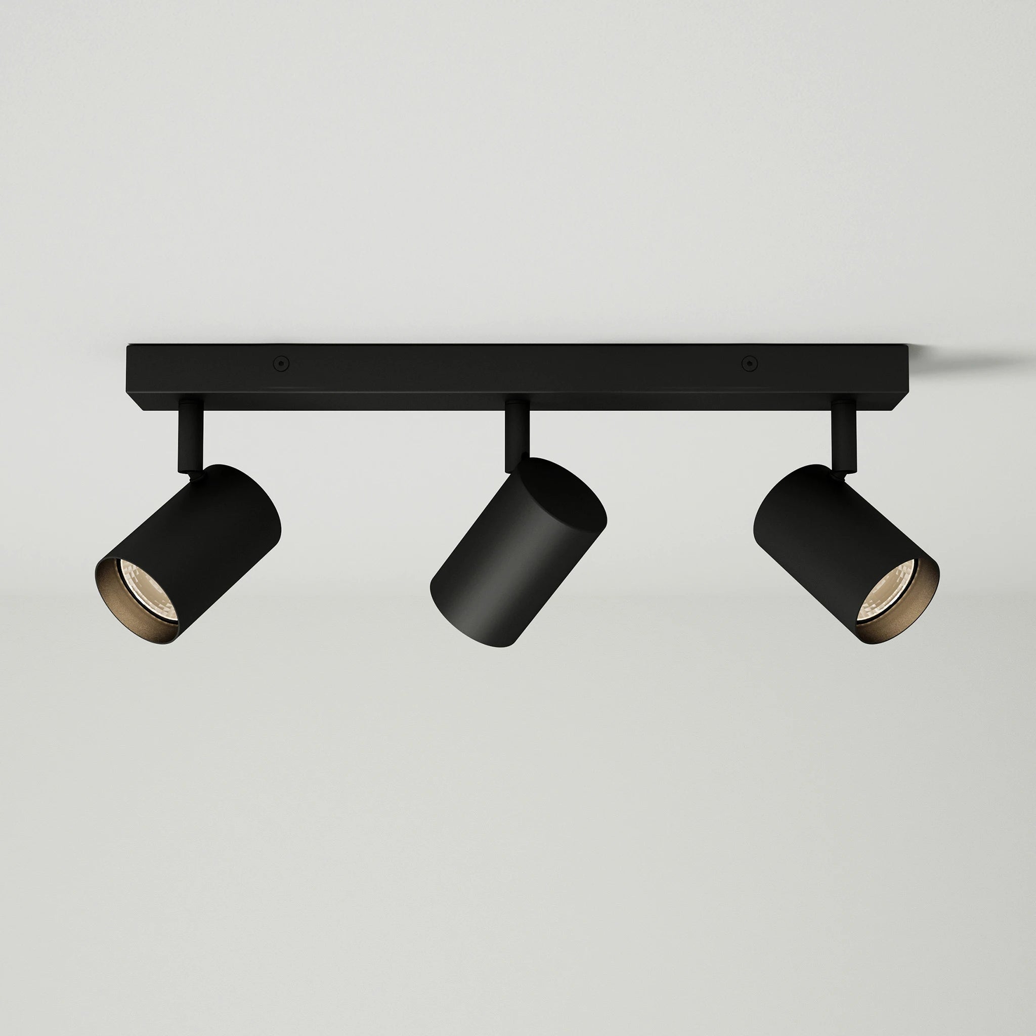 Odell Trio Ceiling Light #colour_black