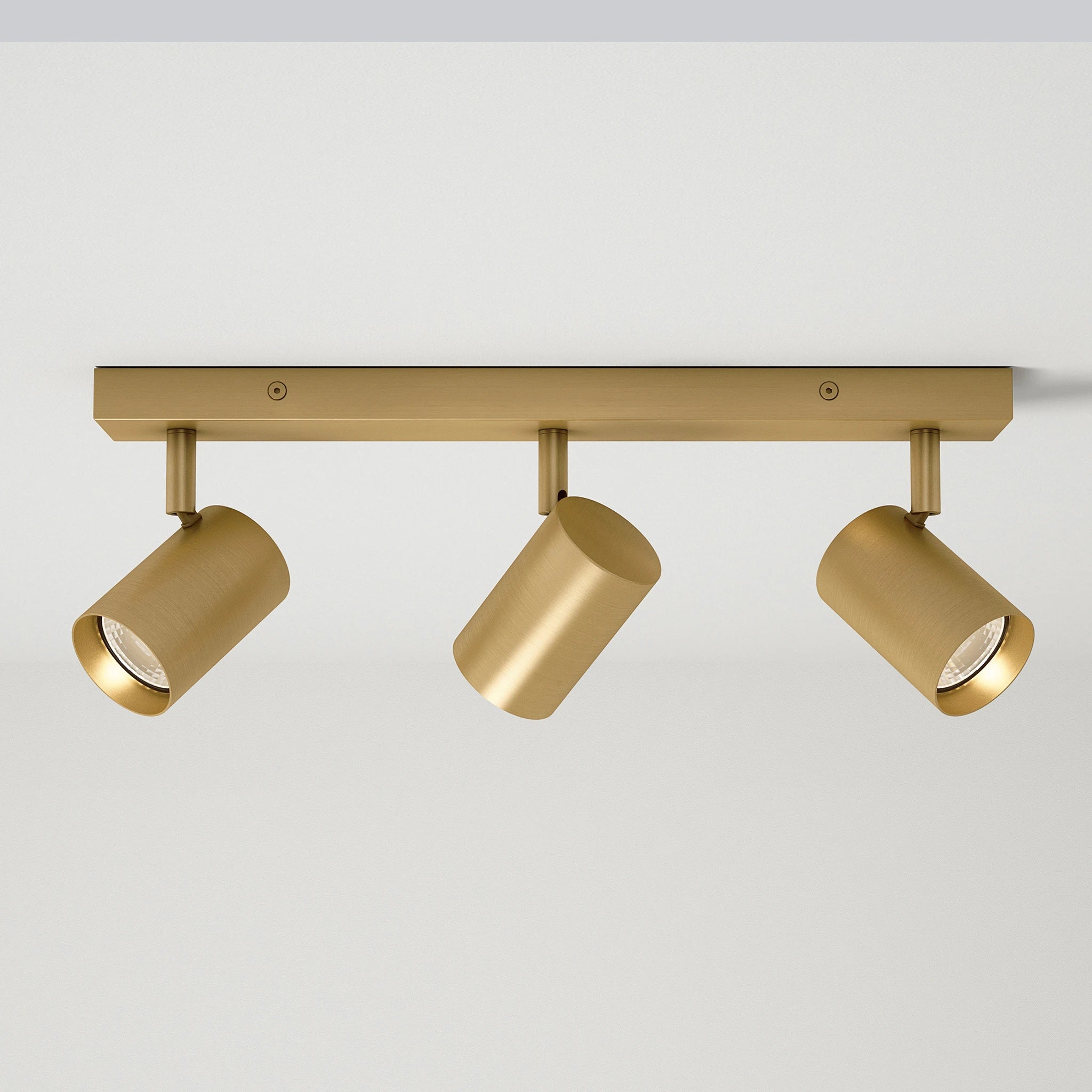 Odell Trio Ceiling Light #colour_brass