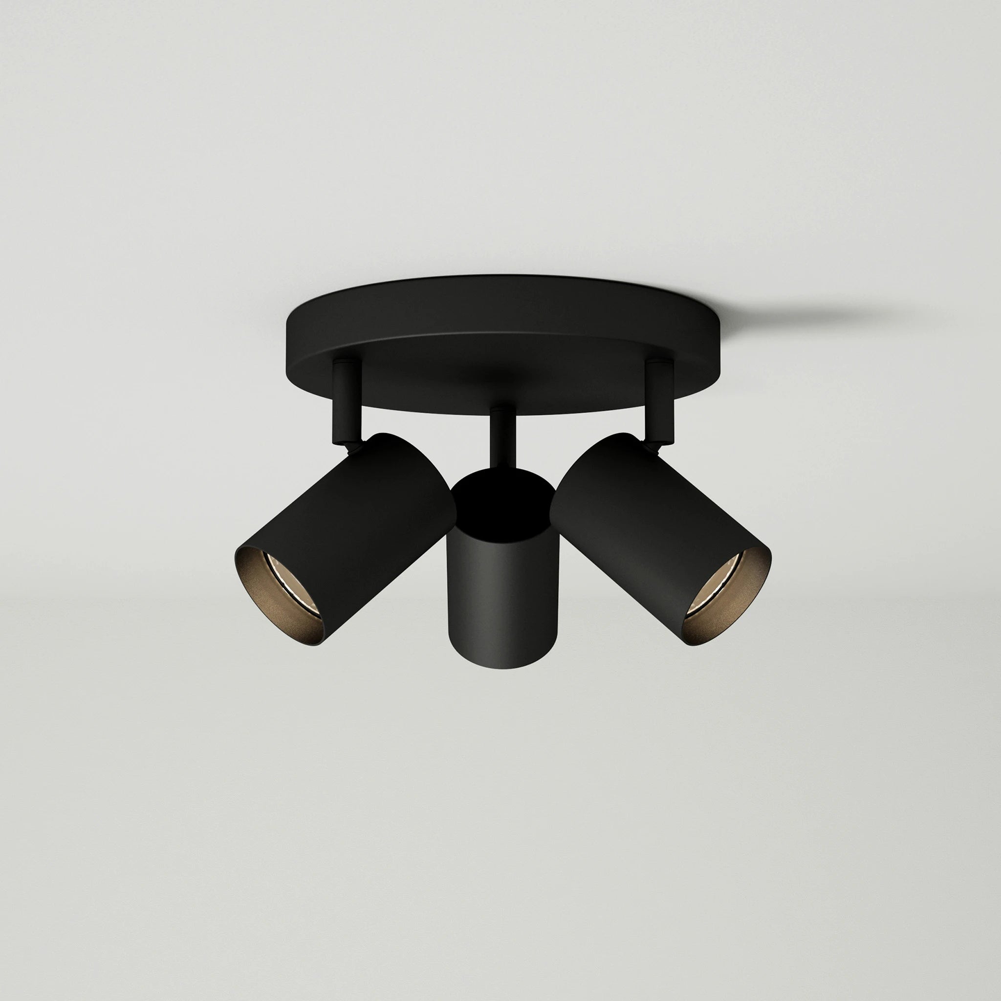 Odell Trio Ceiling Light #colour_black