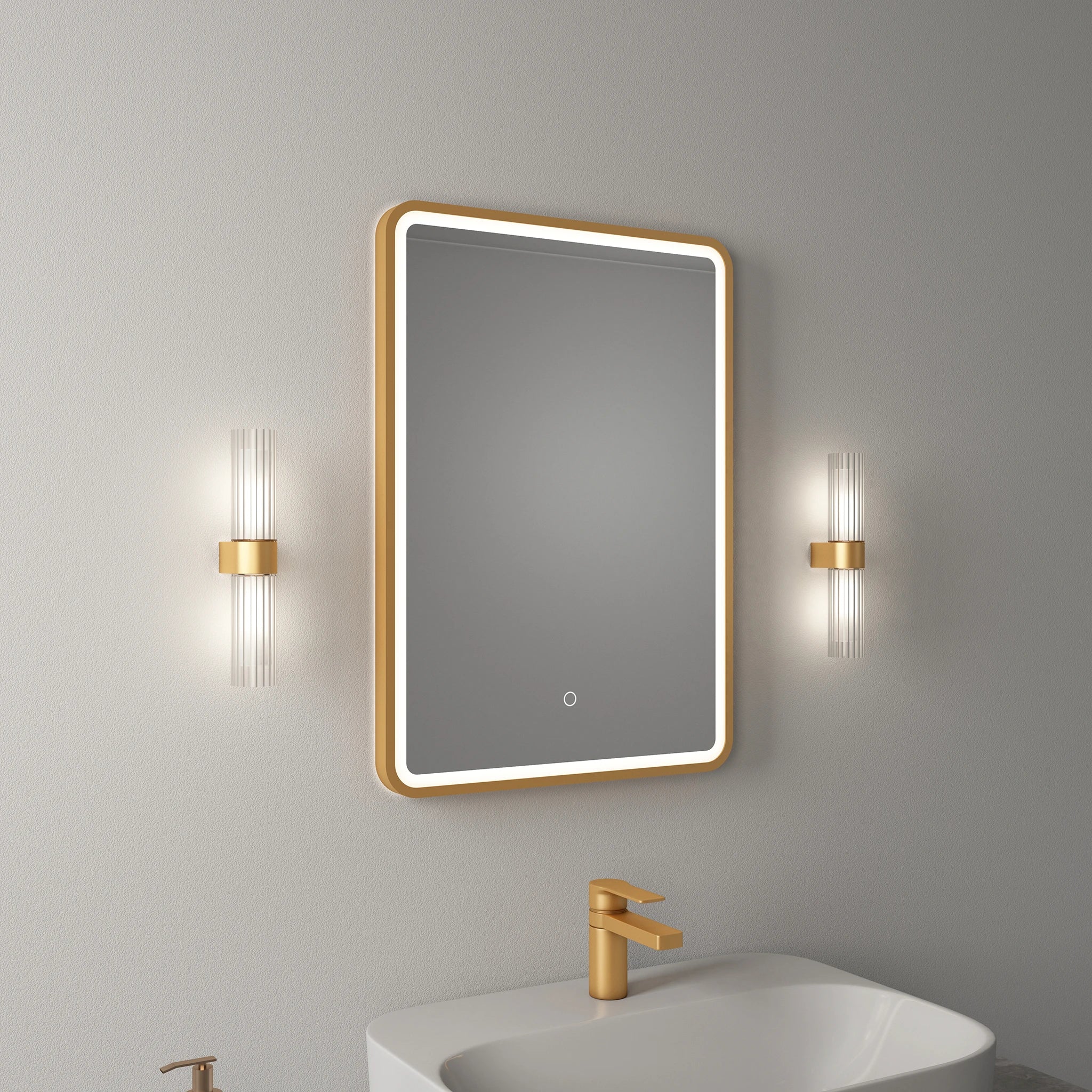 Aulos Dual Wall Light #colour_brass